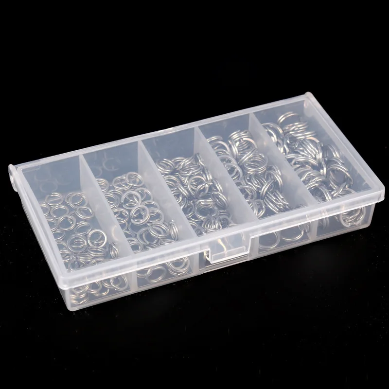 Рыболовные плоскогубцы + 200 шт, нержавеющая сталь, рыболовные Сплит Кольца для пустой приманки, кривошипная приманка, твердые приманки, соединители, двойные петли, кольцо, снасти