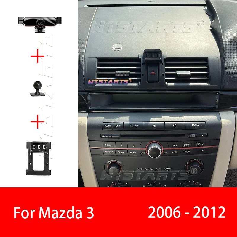 

Регулируемый Автомобильный Держатель Для Телефона Для Mazda 3 2006-2012, Гравитационный Кронштейн Для GPS-навигации