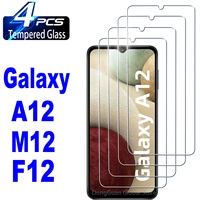 24pcs 0 33mm high auminum tempered glass for samsung galaxy a12 m12 f12 a12 nacho screen protector glass film