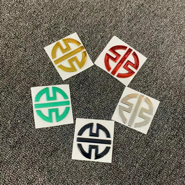 3D Motorcycle Logo Stickers 4 Pack Fairing Decals Emblem Tank Logos For Kawasaki NINJA H2R Z125 Z250 Z300 Z400 Z650 Z800 Z1000 2