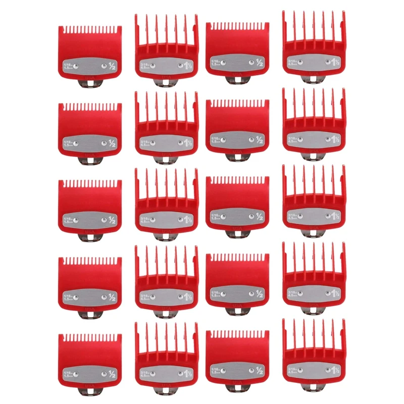 10X For Wahl Hair Clipper Guide Comb Set Standard Guards Att