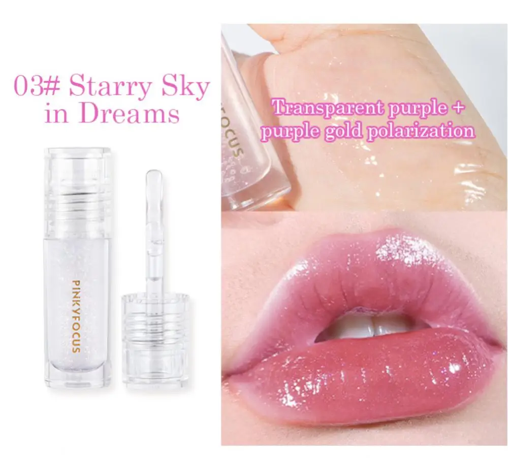 

1PCS Transparency Lip Balm Long-lasting Hydration Nourishes Lip Gloss Transparent Glaze Moist Moisturizing Lip Protection Oil