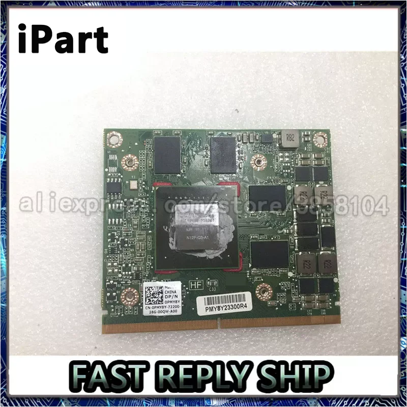 

Для Dell M4600-Nvidia-Quadro-2000M-2GB-SDRAM-Video-Card-Graphic 0PMY8Y PMY8Y