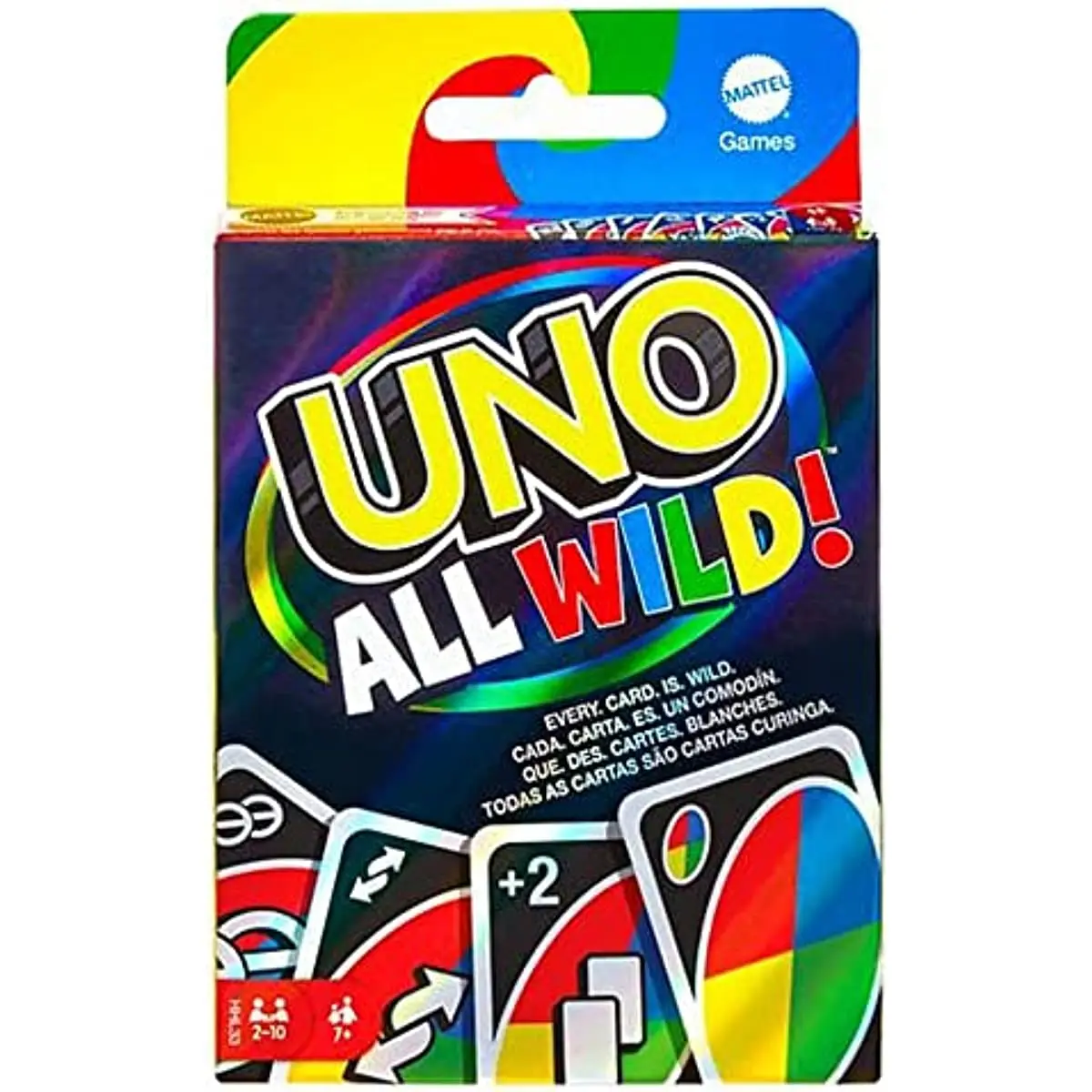 

UNO All Wild Card Game Board Gamed with 112 Cards Gift for Kid Family & Adult Game Night Juegos De Mesa Players 7 Years & Older