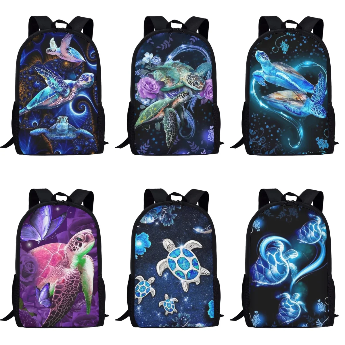 

Sea Turtle School Bag Children's Backpack Elementary School Students Book Bag Casual Shoulder Bags Large Capacity Mochila