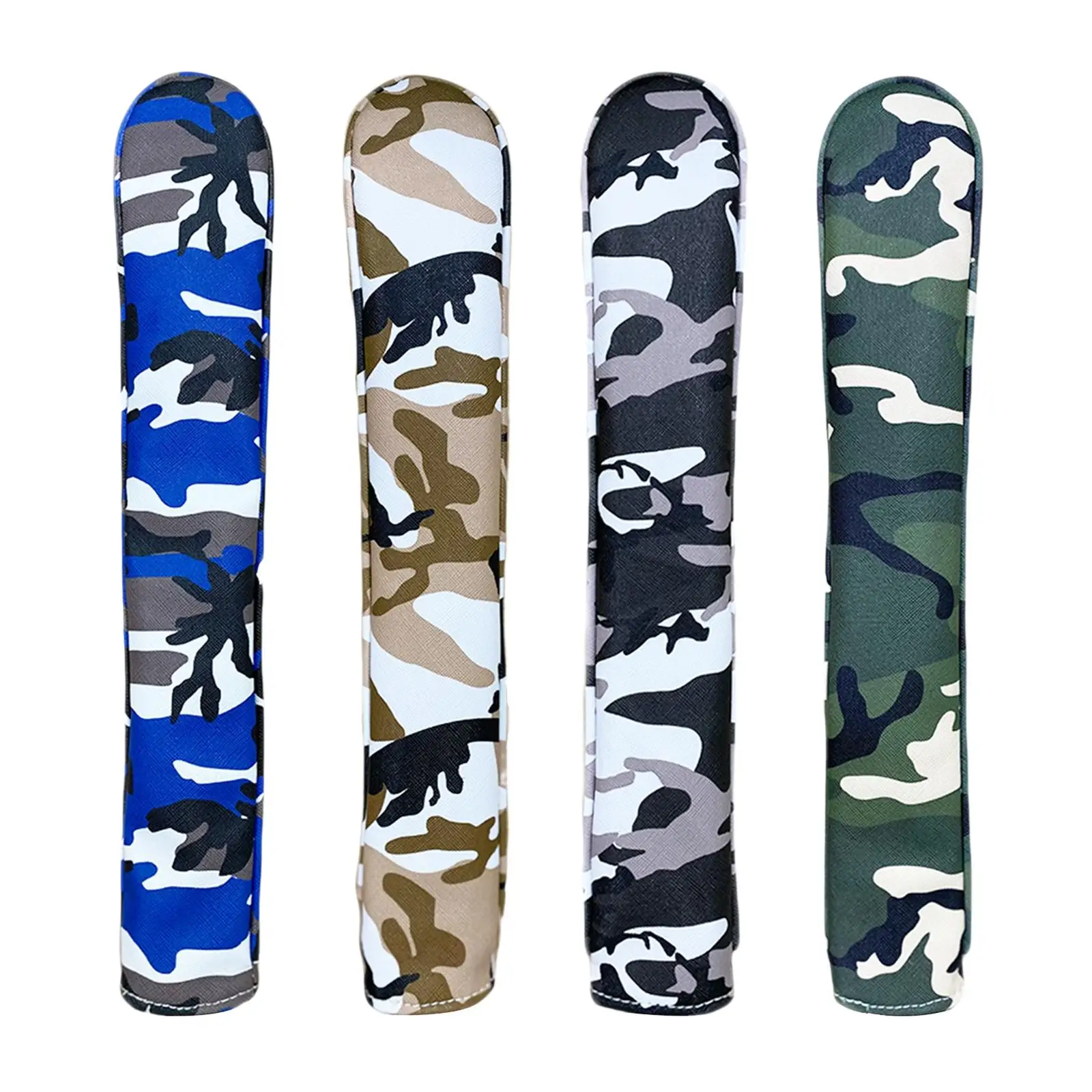 

Golf Alignment Sticks Cover PU Leather Golf Headcover Plush Inner Lining Training Aid Cover Golf Pointing Sleeve Hold 2 Sticks