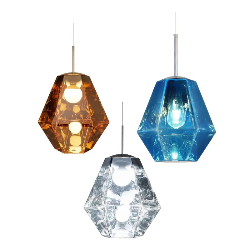 

Diamond Chandelier LED Acrylic Nordic Electroplating Bedroom Bedside Chandelier Living Room Modern Minimalist Golden Model Room