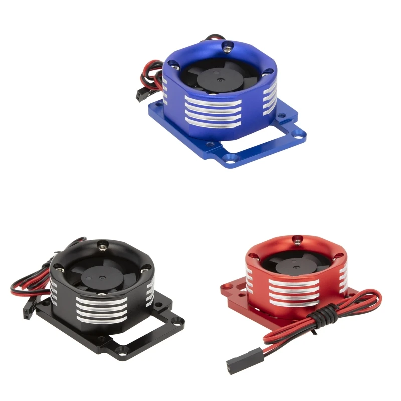 

Aluminum Alloy Motor Radiator Heat Sink For 1/8 4WD SLEDGE Sled Motor Radiator Upgraded Cooling Fan Accessories