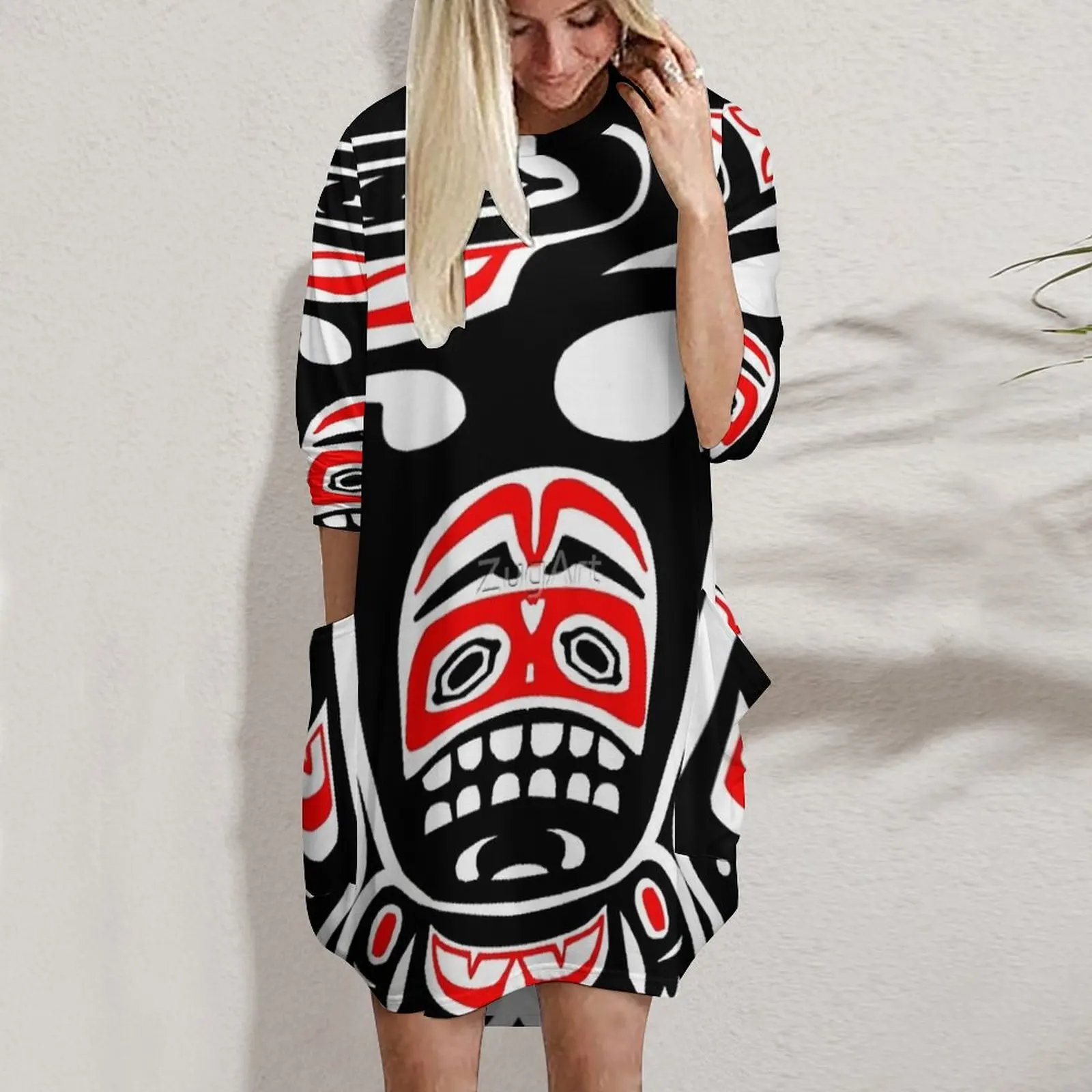 

Экзотическое женское платье с изображением Аляски и орла, Офисные Платья для подружек невесты