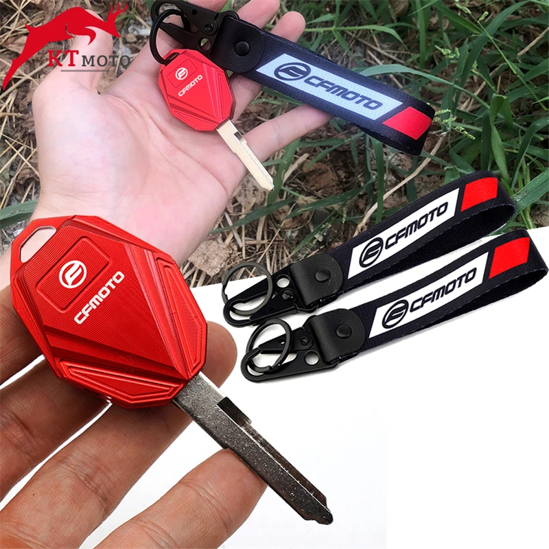 

For CFMOTO CF650 650NK 400NK 250NK 400GT 650MT Motorcycle Accessories Key Cover Case Shell Embroidery Badge Keyring