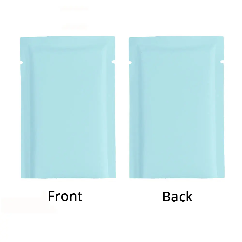 100 шт. голубой термосвариваемый майларовый мешочек из алюминиевой фольги с