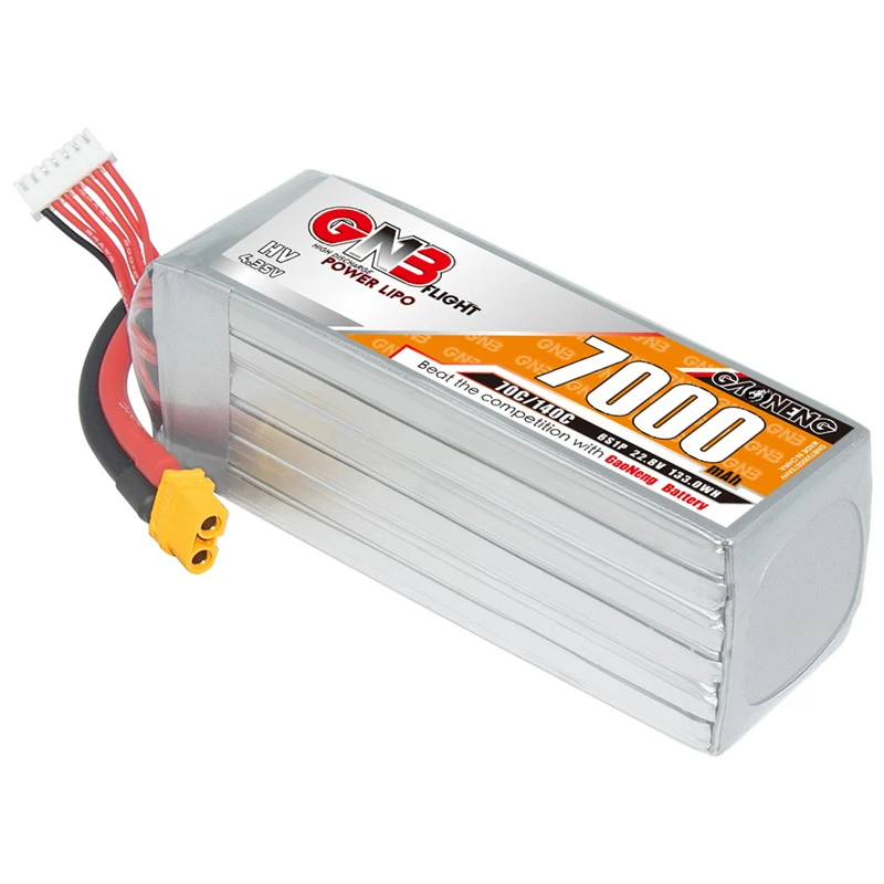 Gaoneng GNB 6S HV 22.8V 7000mAh 70C Lipo XT60