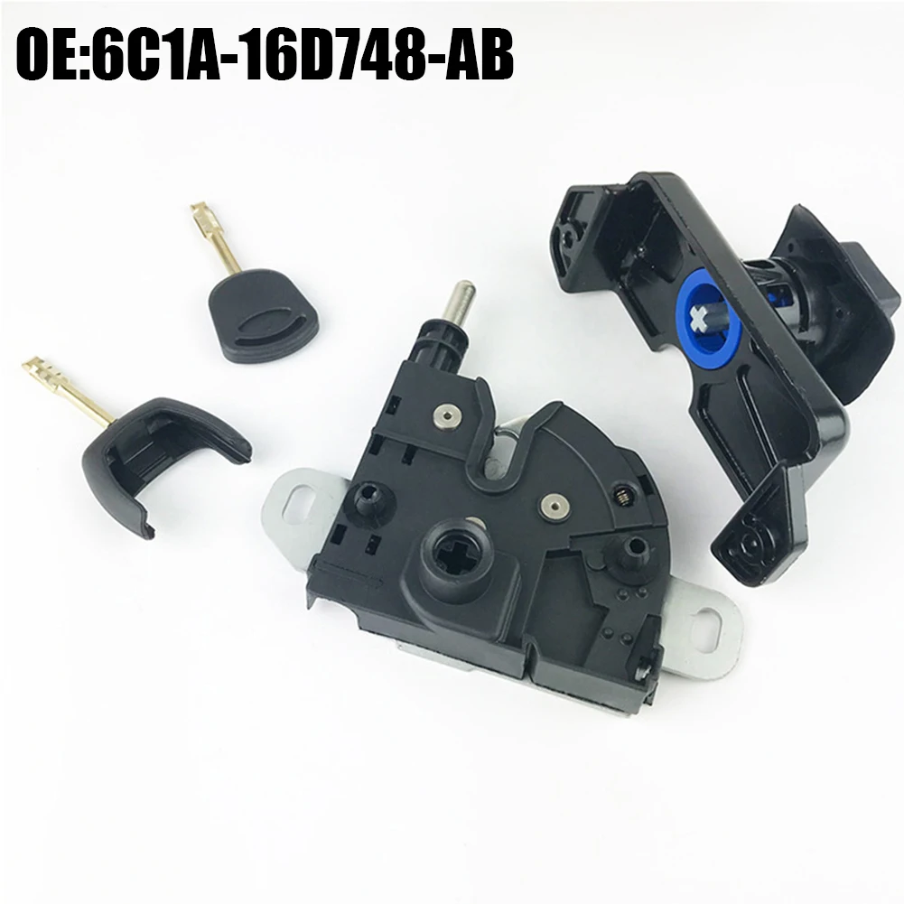 

Keys Lock Latch Cylinder 1set Plastic BONNET LOCK Brand New Long Life Service Bonnet Lock Cylinder With 2 Keys