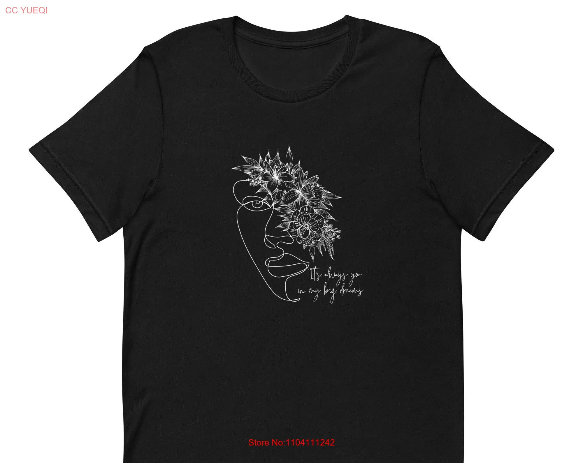 Футболка в стиле лирика Konstantine Something Corporate Song It's always you in my big dreams Andrew McMahon