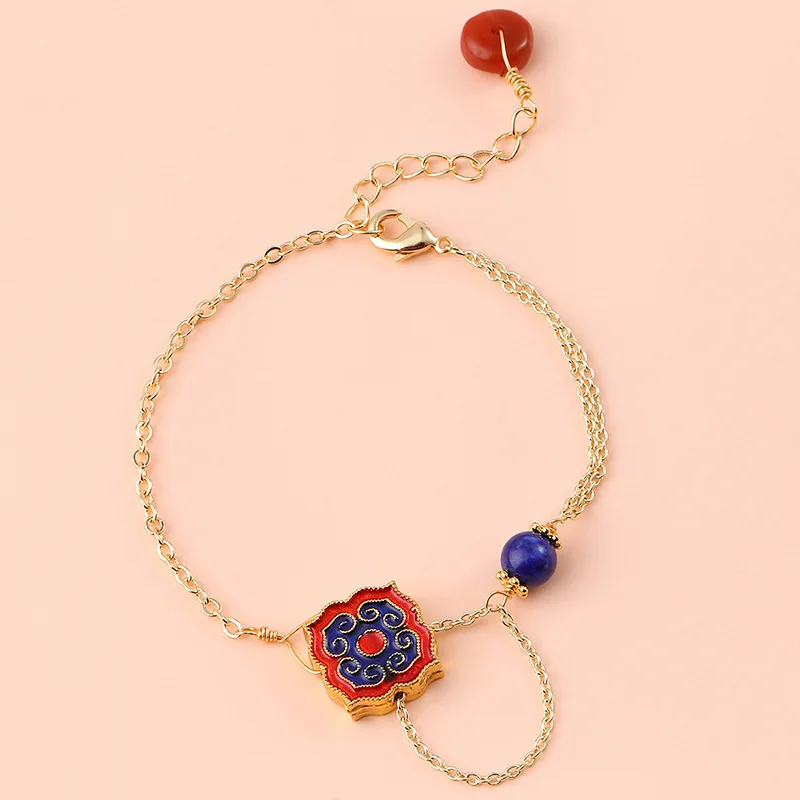 

palace bracelet with ms ancient wind restoring ancient ways gold-plated bracelet elegant temperament accessories wholesale