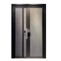 Luxury Entrance Iron Door Residential Exterior Security Cast Aluminum Door Entrance Door Steel Door External Doors for Home