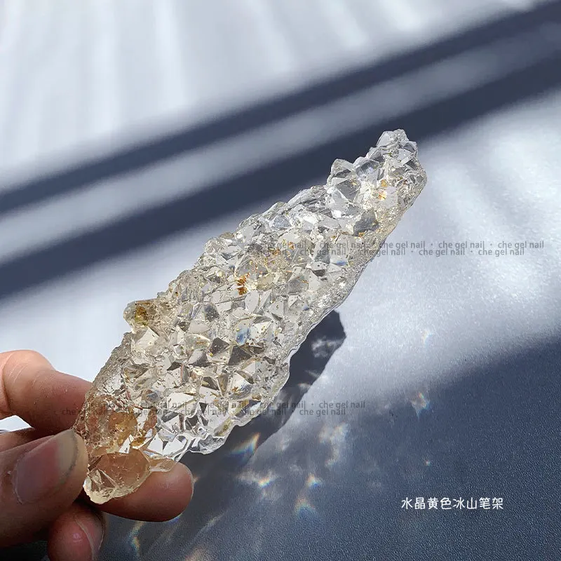 2022 г. держатель для ручки с лепестками айсберга из золотой фольги реквизит