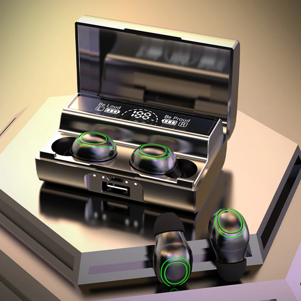 

Беспроводные Bluetooth-наушники с сенсорным управлением, умные наушники-вкладыши, гарнитура IPX5, водонепроницаемые устройства прослушивания