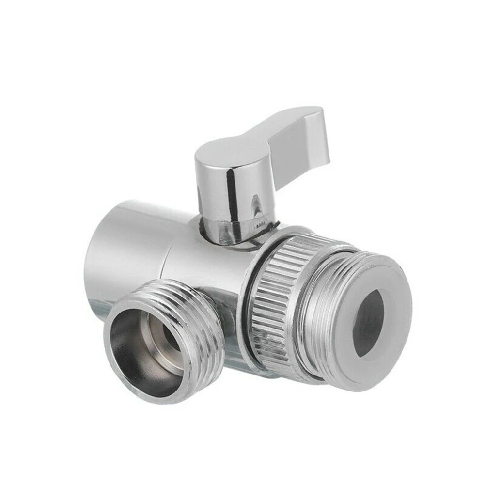 

3-Way Faucet Valve Diverter Sink Valve Water Tap Faucet Splitter Adapter Bathroom Home Kitchen Supplies Diverter