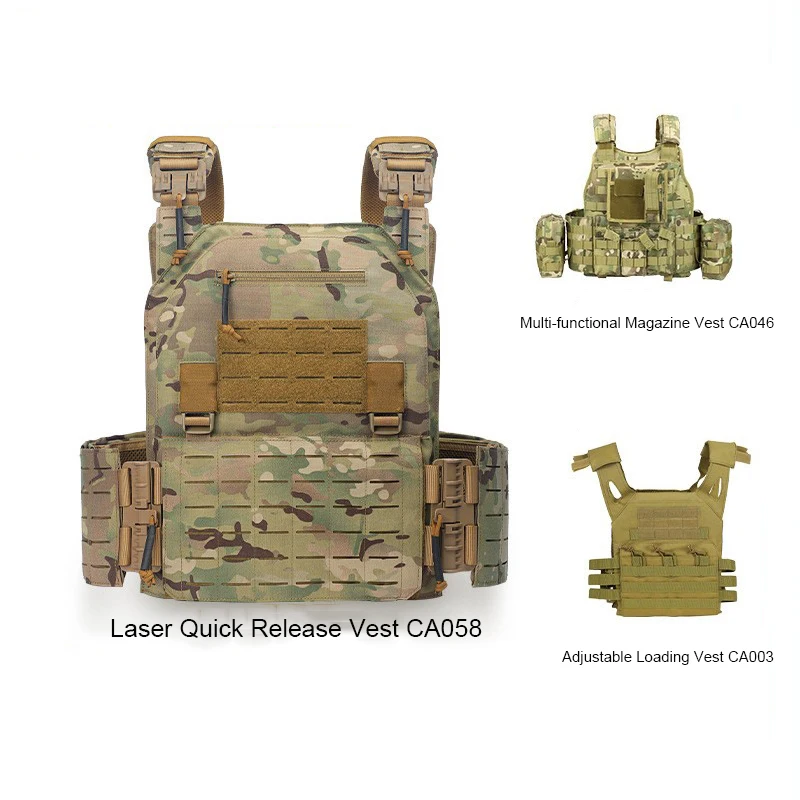 

Тактический жилет, быстросъемный Многофункциональный дышащий жилет из ткани Оксфорд, полевая Военная камуфляжная тренировочная униформа