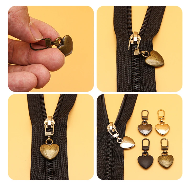 5 шт. съемный металлический съемник молнии универсальный комплект для