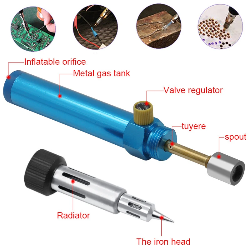 

Multi-Function Adjustable Temperature Soldering Iron Cordless Welding Pen Solder Iron Hot Air