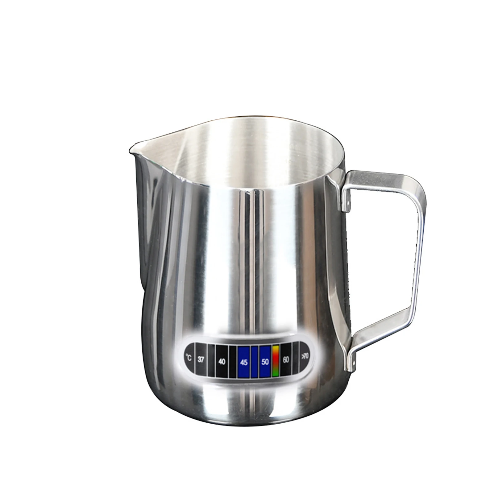 

Cup Jug Bar Coffee Portable Easy Clean Steaming Latte Art Stainless Steel Milk Frothing Pitcher With Thermometer