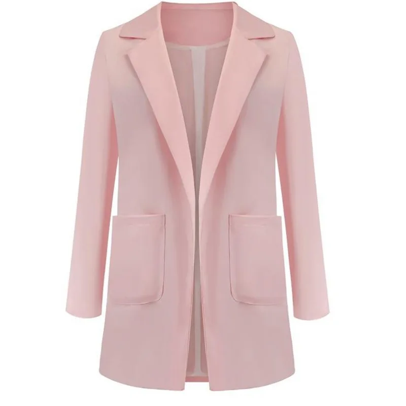 

Women's Europe and The United States Spring and Autumn Explosions Fashion Lapel Slim Cardigan Temperament Large Size Suit Jacket