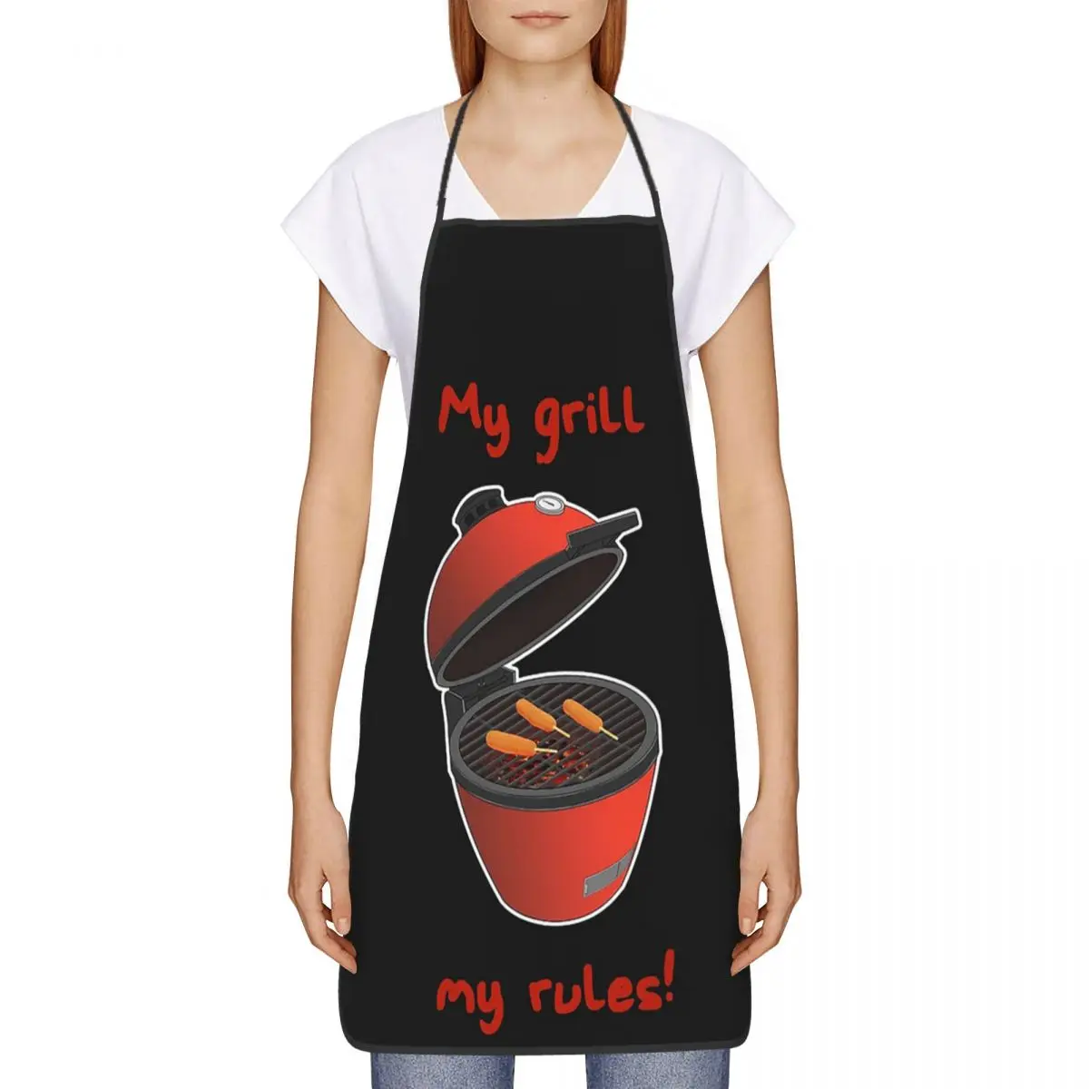 Камадо Джо барбекю гриль и дымовые фартуки шеф-повар кулинария выпечка столб