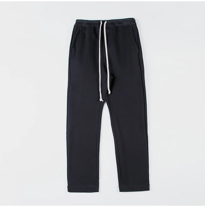 

Causal New Owens Elastic Waist Ro Four Season Full Length Straight Harlan Pants for Men