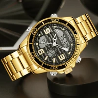 wrist watches 2022 for mens chronograph top brand luxury fashion sport military gold quartz wrist watches man clock wristwatch