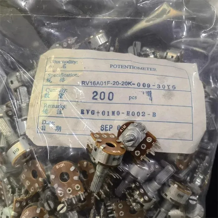 Тип Alpha 148 потенциометр с двойным сопротивлением передняя часть A1M задняя ручка B10k