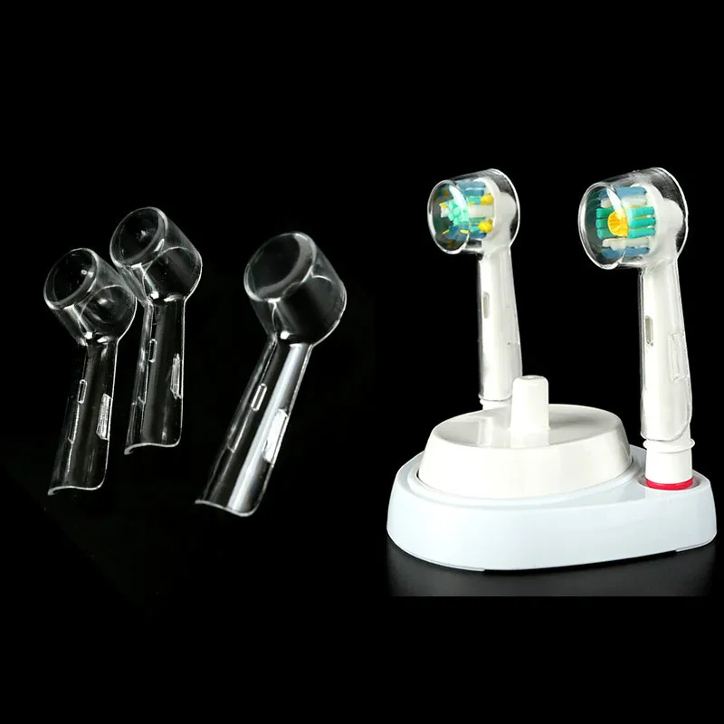 Cabezales de cepillo de dientes eléctrico para Braun Oral B, 5 piezas, funda protectora, protección contra el polvo, herramientas de viaje para el hogar