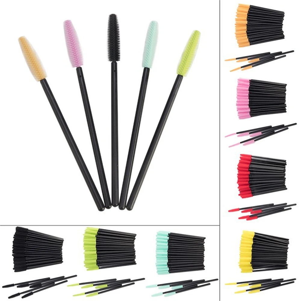 

Disposable Eyelash Extension 5/50Pcs Eyebrow brush Mascara Wand Applicator Spoolers Eye Lashes Cosmetic Brushes Set makeup tools