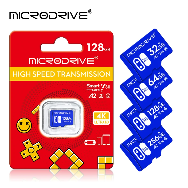 

High Speed V30 U3 Memory Cards 256GB 128GB Micro TF SD Card 32GB 64GB Class10 A2 Flash Drive cartao de memoria for Smartphone PC