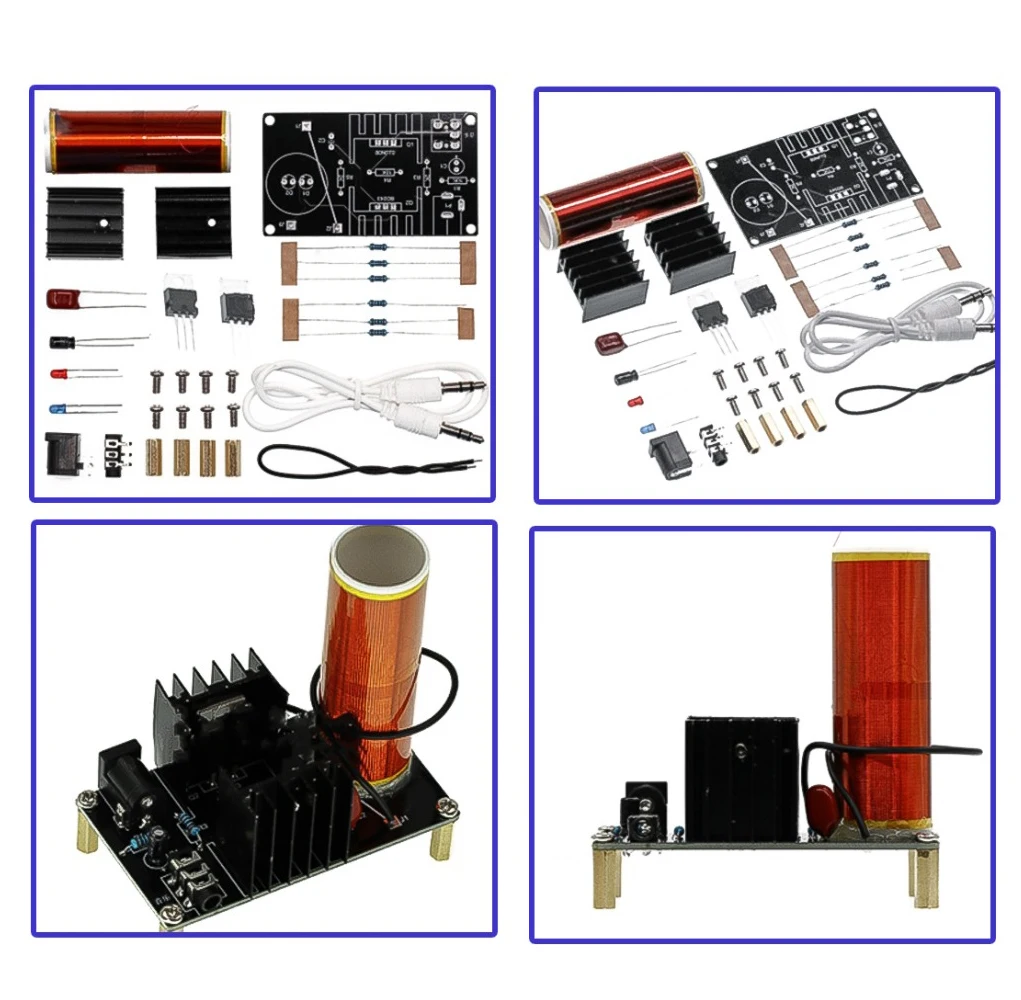 Mayitr 1 шт. раньше 15 Вт комплект катушек Tesla детали мини-музыкальный плазменный