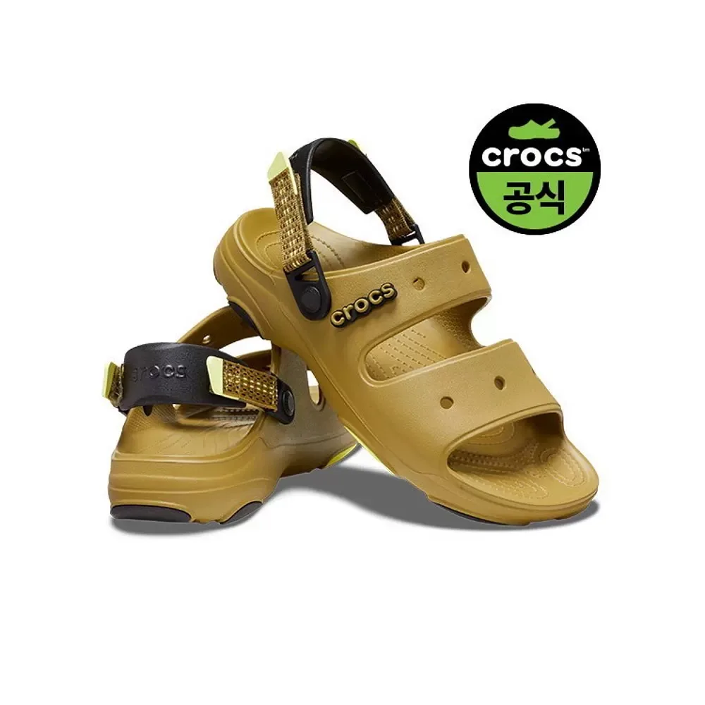 Сандалии Crocs Bold Design с улучшенной поддержкой пятки и двойным ремешком уличная