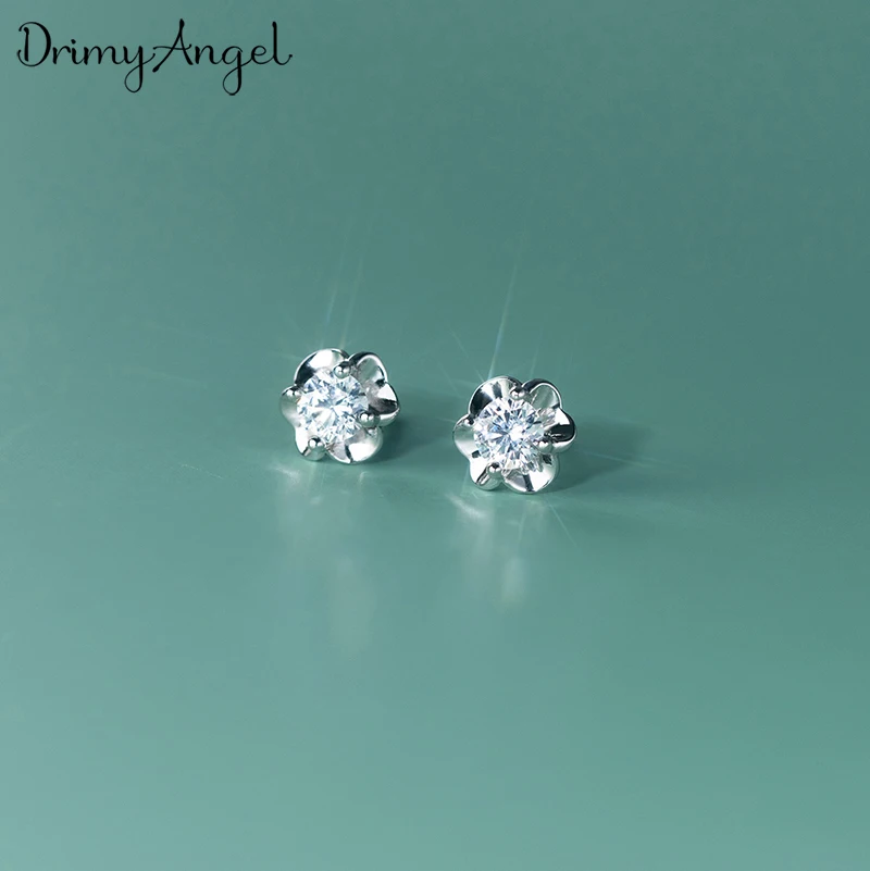 

Женские серьги-гвоздики из серебра 925 пробы, в виде цветка