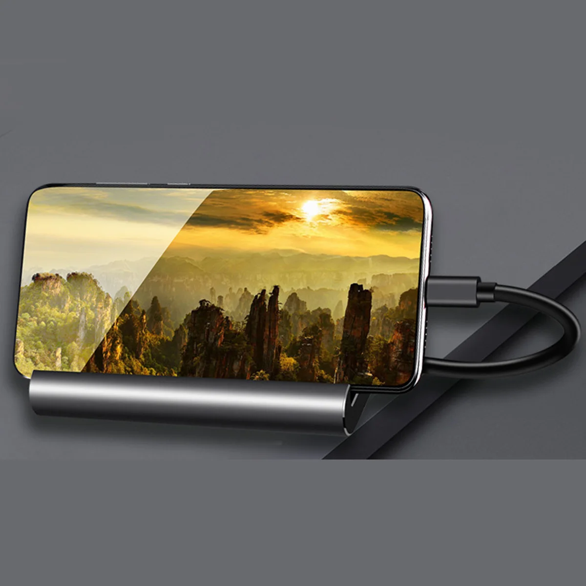 

USB C HUB USB 3.1 HUB Type C USB Splitter Thunderbolt 3 USB-C Dock Adapter OTG for Macbook Pro Matebook