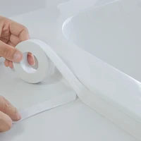 Kitchen Solid Color Waterproof Self Adhesive Sealing Strip Tape Pvc Mold Proof Wall Stickers Window Door Gap Seam Tape