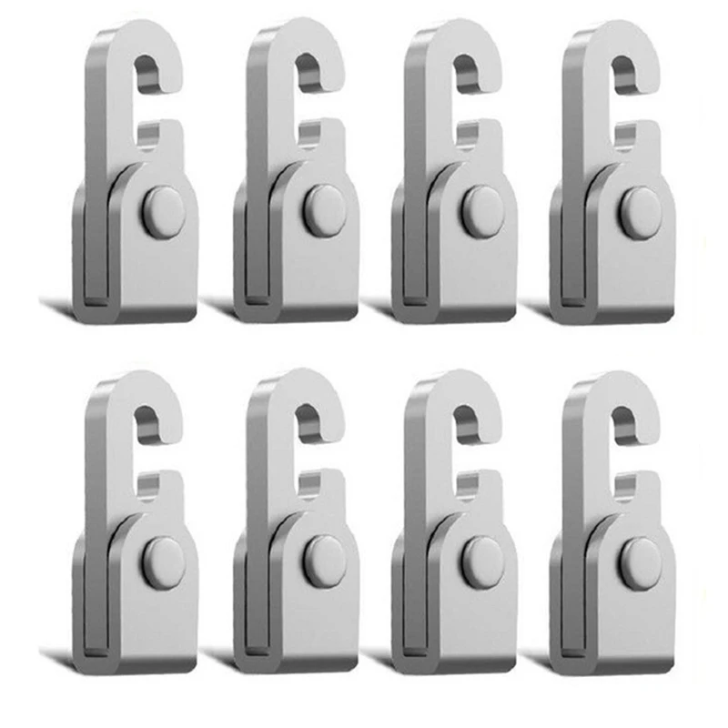 

Automatic Lock Hook Self-Locking Free Knot For Camping Tent Accessories 8Pcs Hooks