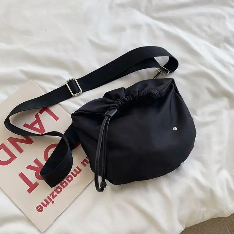 

Women Bag Nylon Shoulder Bag Pures and Bags Crossbody Girls Bag Casual Solid Soft Girls Bag Simple