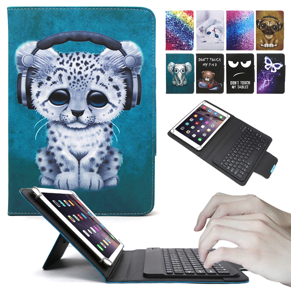 

Чехол для планшета 10 дюймов с универсальной клавиатурой для Samsung Tab A 8,4 8,0 iPad 9,7 2017 2018 Lenovo Huawei Kindle, аксессуары
