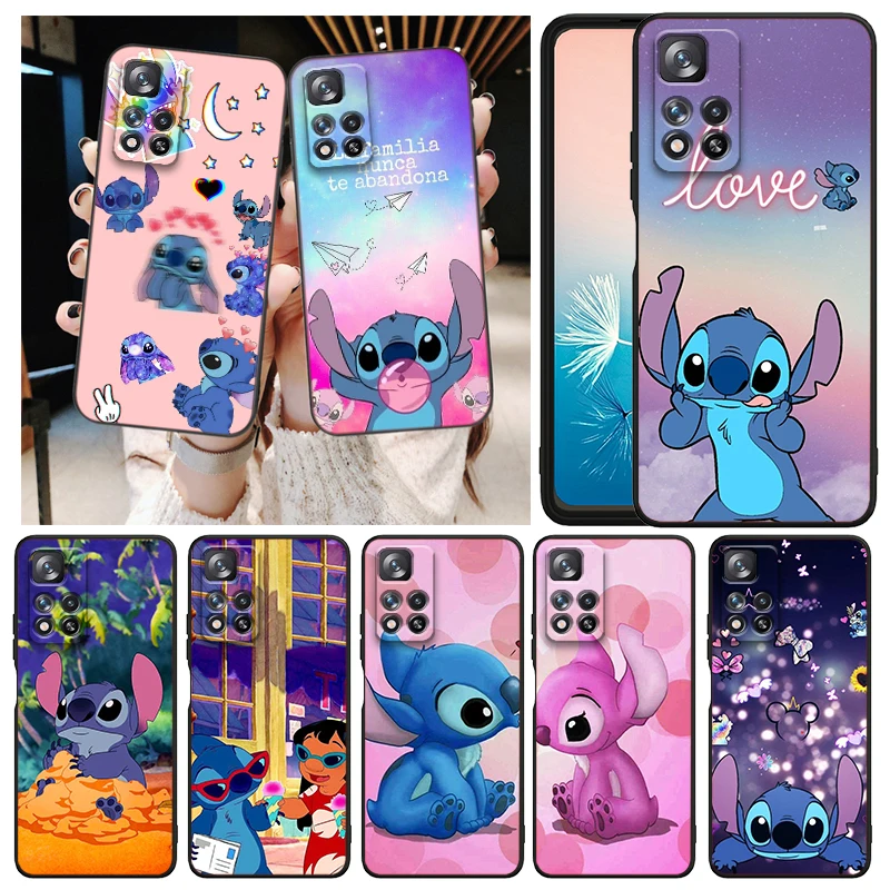 

Stitch Abomination Monster Phone Case For Xiaomi Redmi Note 12 11E 11S 11 11T 10 10S 9 9T 9S 8T 8 Pro Plus 5G Black TPU Cover
