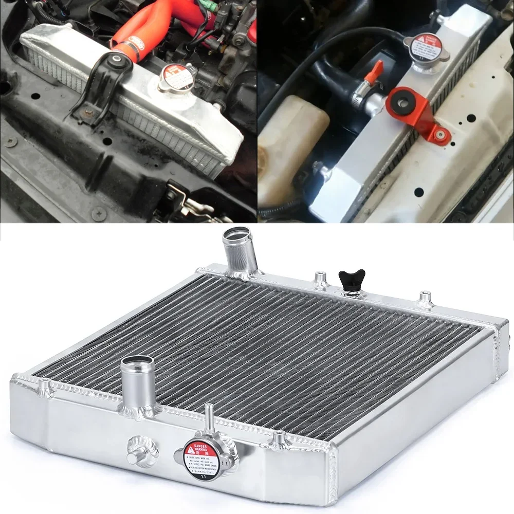 Высокопроизводительный 3-рядный гоночный алюминиевый радиатор 52 мм полностью