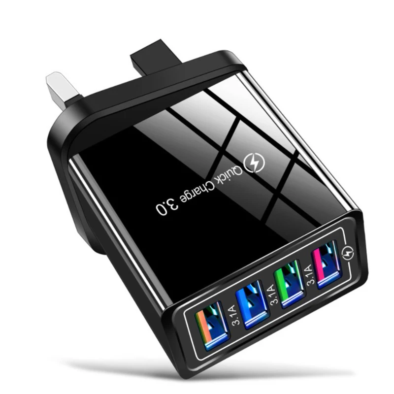 

1 шт. Зарядное устройство USB для быстрой зарядки 3,0 Для Iphone 12 Pro Max 12 Mini Samsung S10 Xiaomi зарядное устройство адаптер для смартфонов Быстрая зарядка