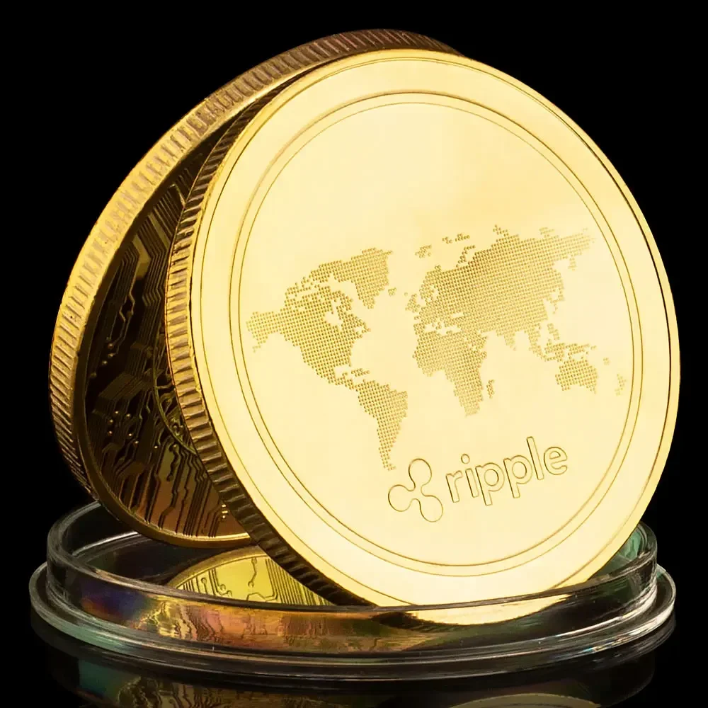 Золотая/посеребренная памятная монета Ripple XRP