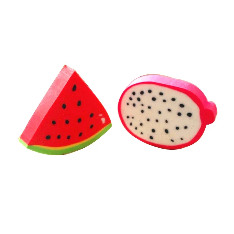 2 шт./партия детские резиновые ластики с фруктами