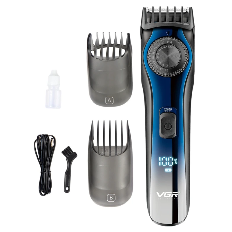 

VGR V-080 Professional Electric Hair Trimmer Beard For Men Cutting Machine Haircut Head Edge Adjustable Clipper