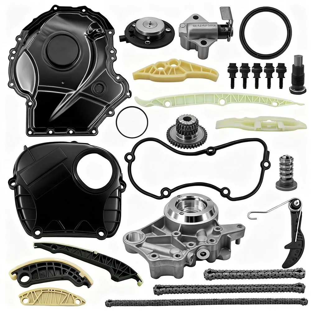 Фото Комплект цепи ГРМ для двигателей 1.8 2.0 л T Gas для VW CC Jetta Tiguan Audi A3 A4 A5 A6 Q5 1.8L 2.0L TFSI EOS GTI EA888 Gen 2 №2